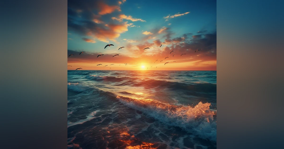 Ocean Waves and Birdsong: 8 Hours of Natural White Noise for Deep Sleep