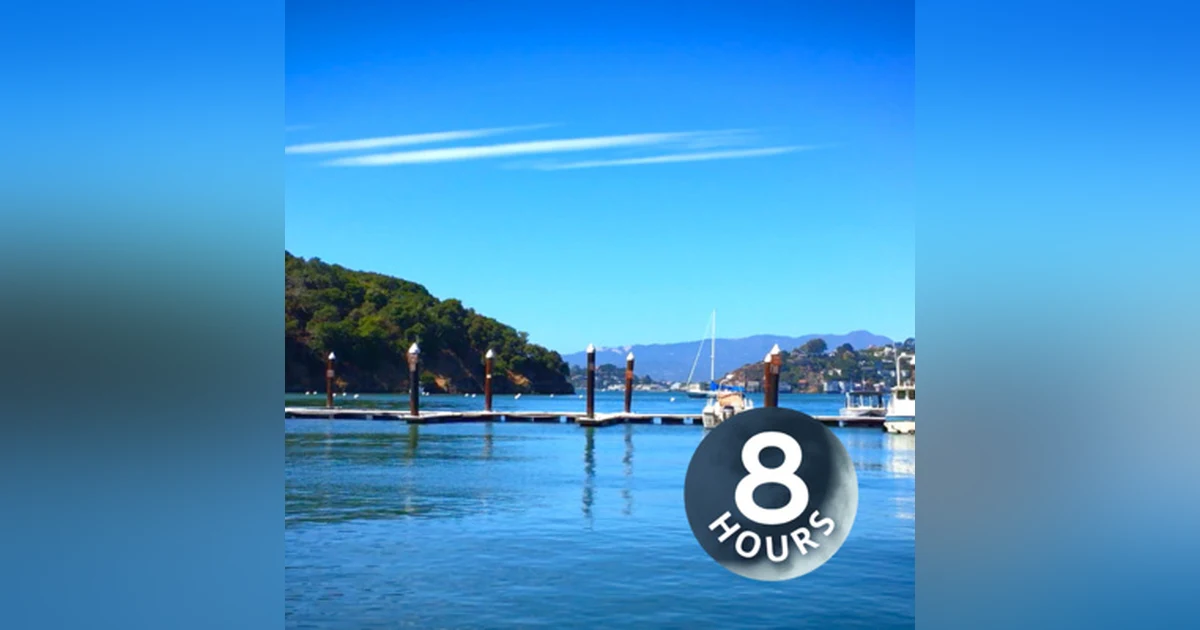 Island Waves Ocean Sounds 8 Hours | Water Ambience for Relaxation, Studying, Stress Relief or Sleep