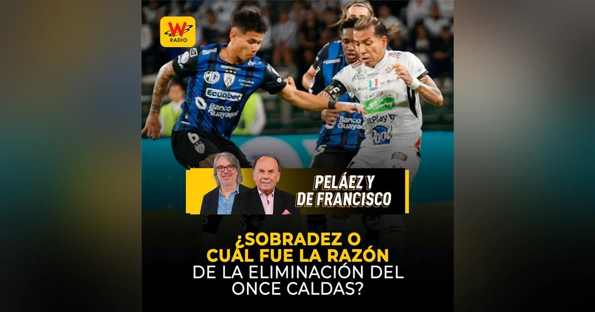 ¿Sobradez o cuál fue la razón de la eliminación del Once Caldas?