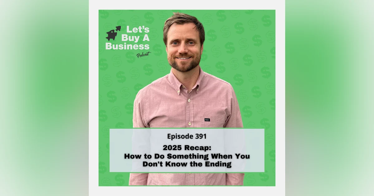 2025 Recap - How to Do Something When You Don't Know the Ending