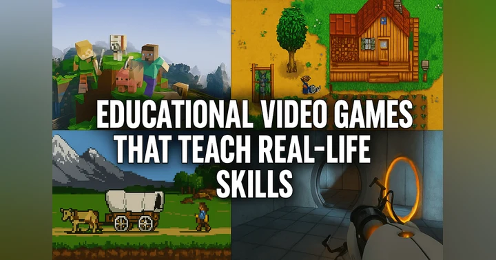 image for Educational Video Games That Teach Real-Life Skills