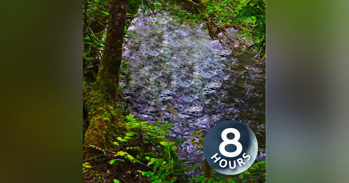 Relaxing River for Stress Relief & Sleep | 8-Hour Water Sounds