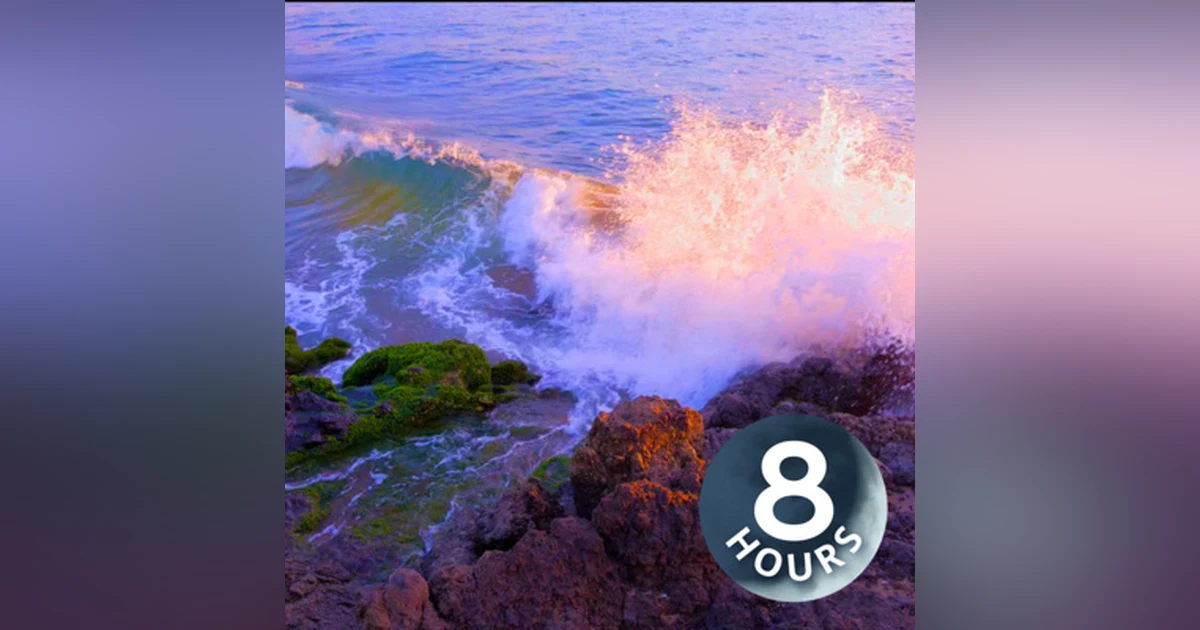 Ocean Waves for Deep Sleep, Studying, Focus | Water Sounds White Noise 8 Hours