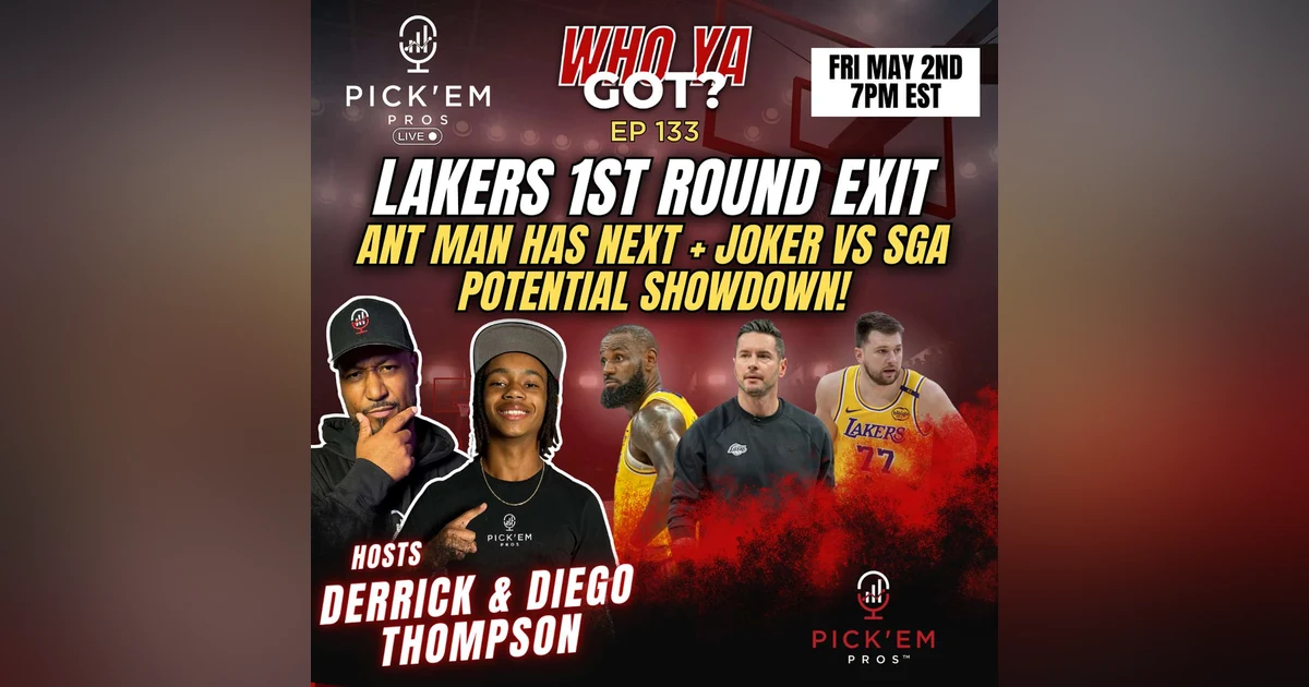 Lakers Eliminated! Anthony Edwards Ascends | NBA Playoff Breakdown + Shedeur Sanders Draft Shock