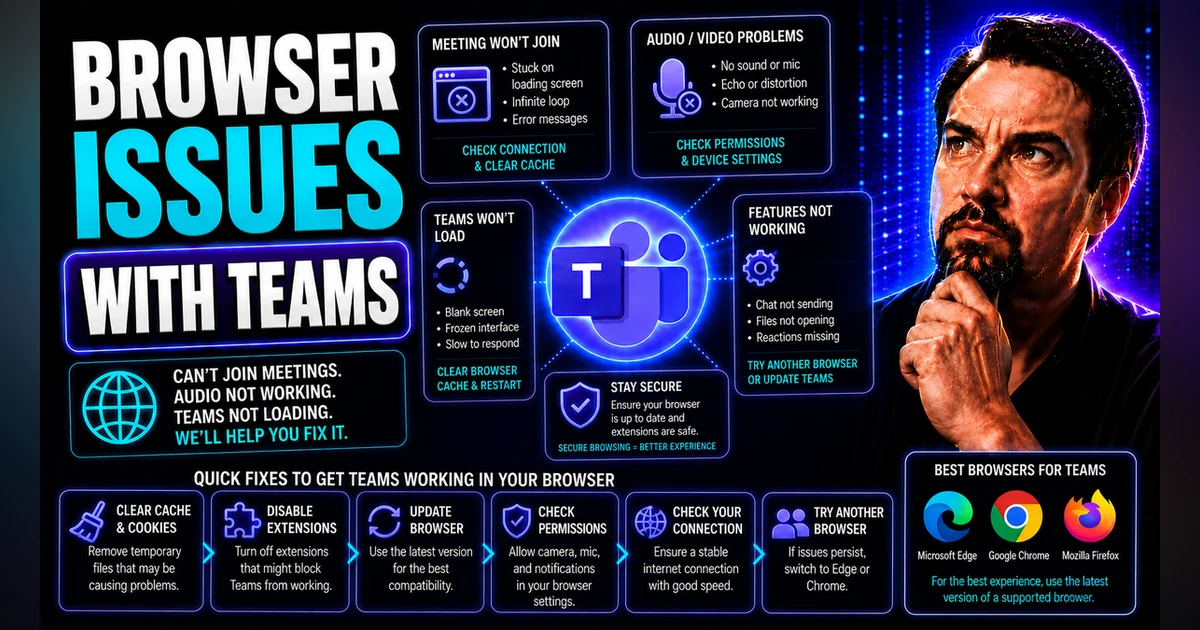 Browser Problems Browser Issues With Teams: Troubleshooting and Best Practices