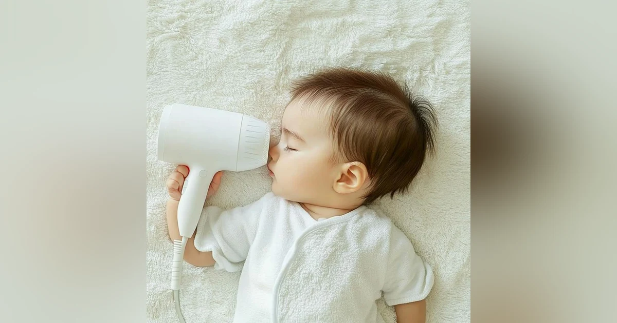 8 Hours Baby Hair Dryer Sound To Fall Asleep | Hair Dryer For Babies / Hair Dryer To Sleep