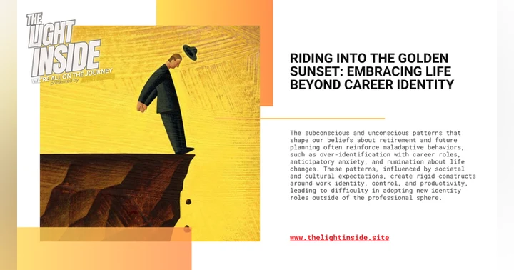 image for Riding into the Golden Sunset: Embracing Life Beyond Career Identity