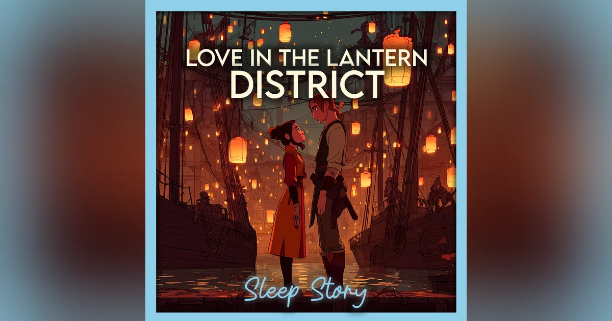 Lantern District Dreams ✨ Cozy Sleep Story for Adults | Romantic Fantasy Bedtime Story for Deep Sleep & Relaxation