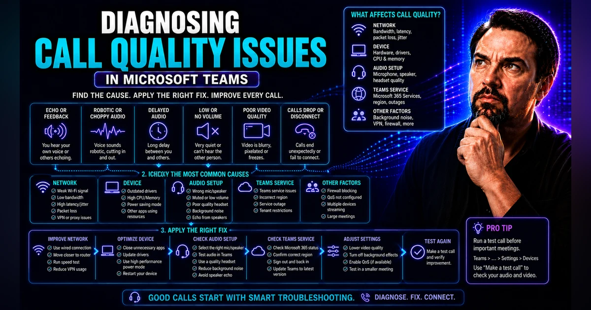 Diagnosing Call Quality Issues in Microsoft Teams and VoIP