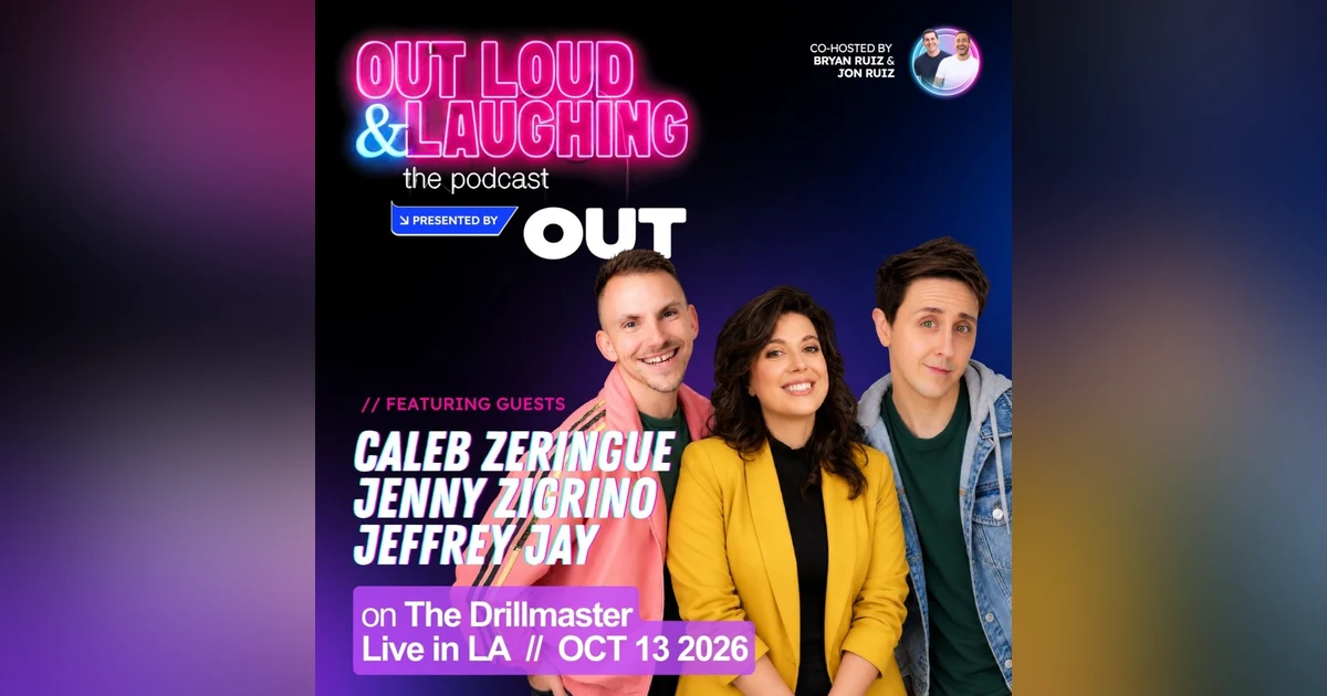 The Drillmaster Live in LA on OCT 13 2026 with Caleb Zeringue, Jenny Zigrino & Jeffrey Jay