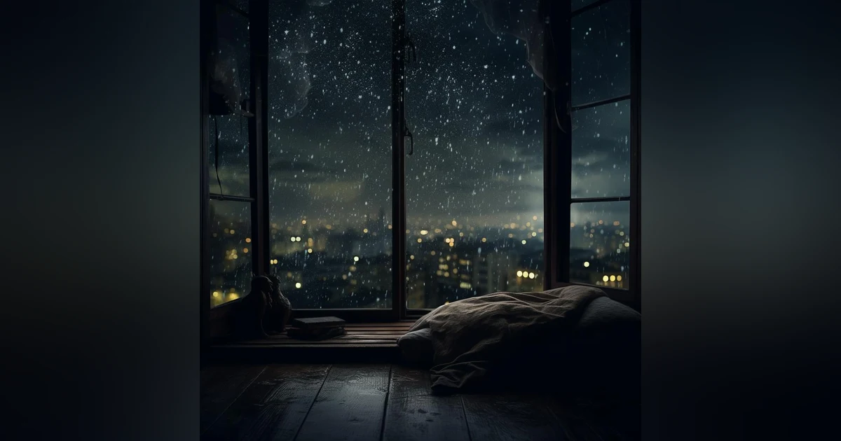 8 HOURS of soft night rain, rain sounds for a relaxing sleep, insomnia, meditation