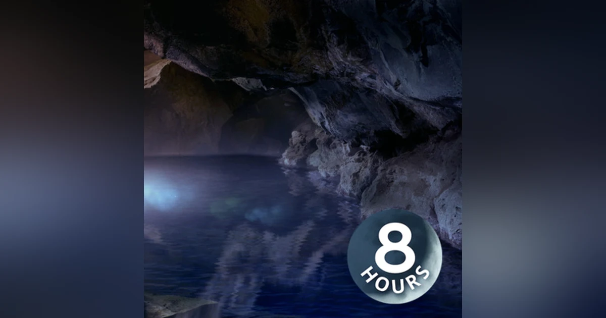 Water Sounds In Cave 8 Hours | For Relaxing, Sleeping, Studying, Meditation