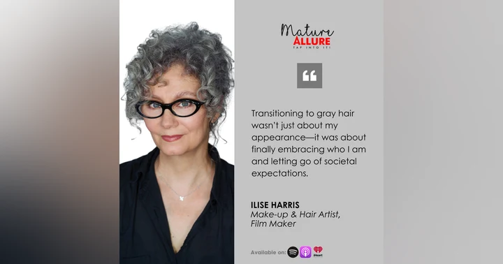 image for As We Age: Ilise Harris – Embracing Gray: Redefining Beauty and Aging with Confidence