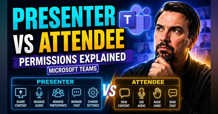 image for Teams Presenter Vs Attendee Permissions Guide