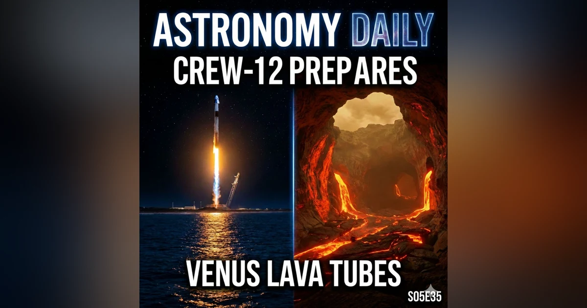 Solar Fireworks, Crew-12 Countdown, and Venus Hides a Secret