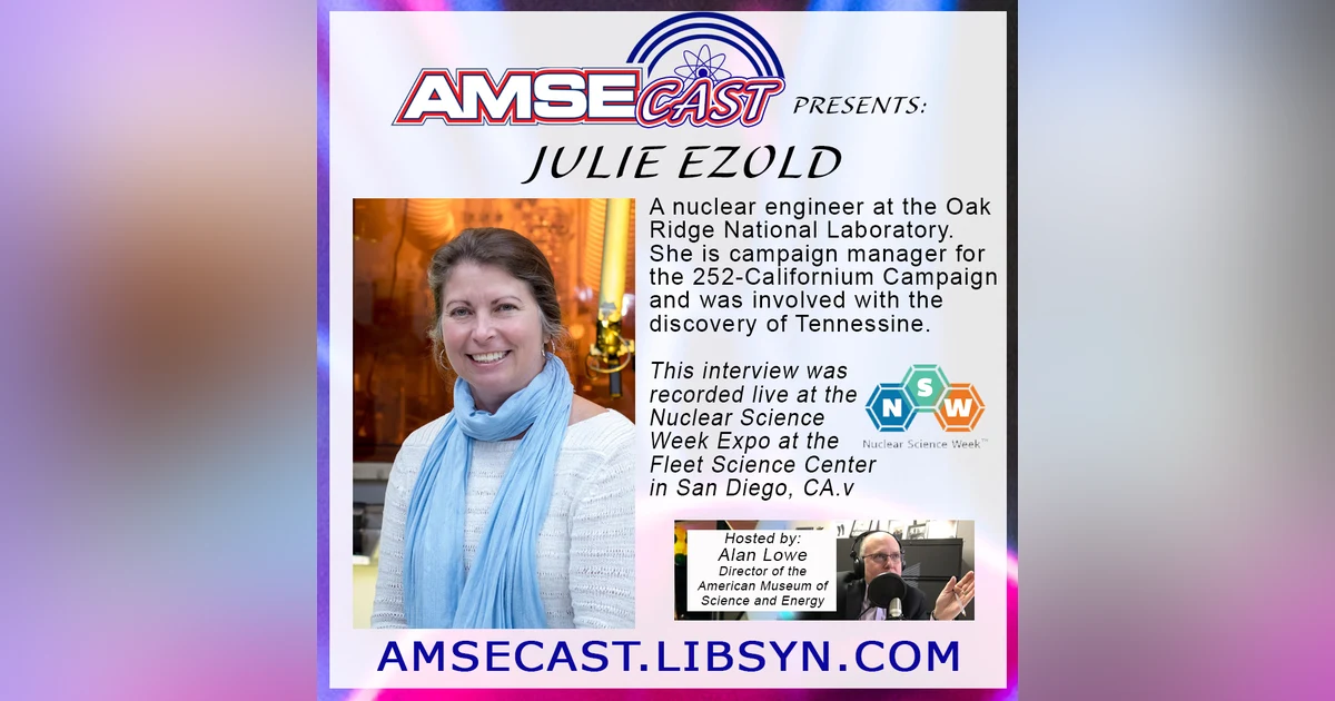 AMSEcast with guest Julie Ezold