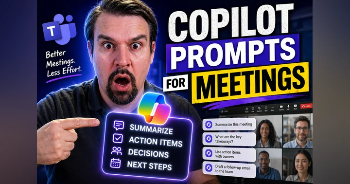 image for Copilot Prompts for Meetings