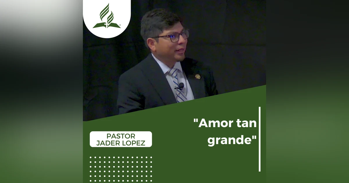 "Amor tan grande" - Pastor Jader Lopez | Reflexion