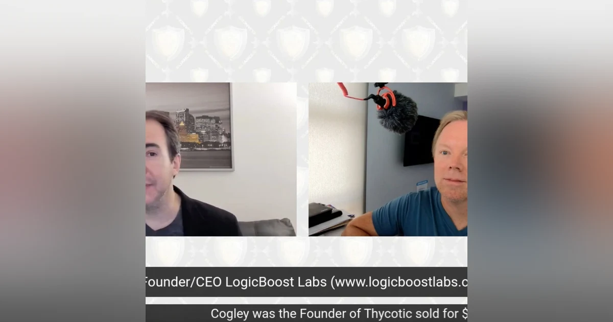 Jonathan Cogley Founder Thycotic sold $1.4Billion, Founder and CEO LogicBoost Labs