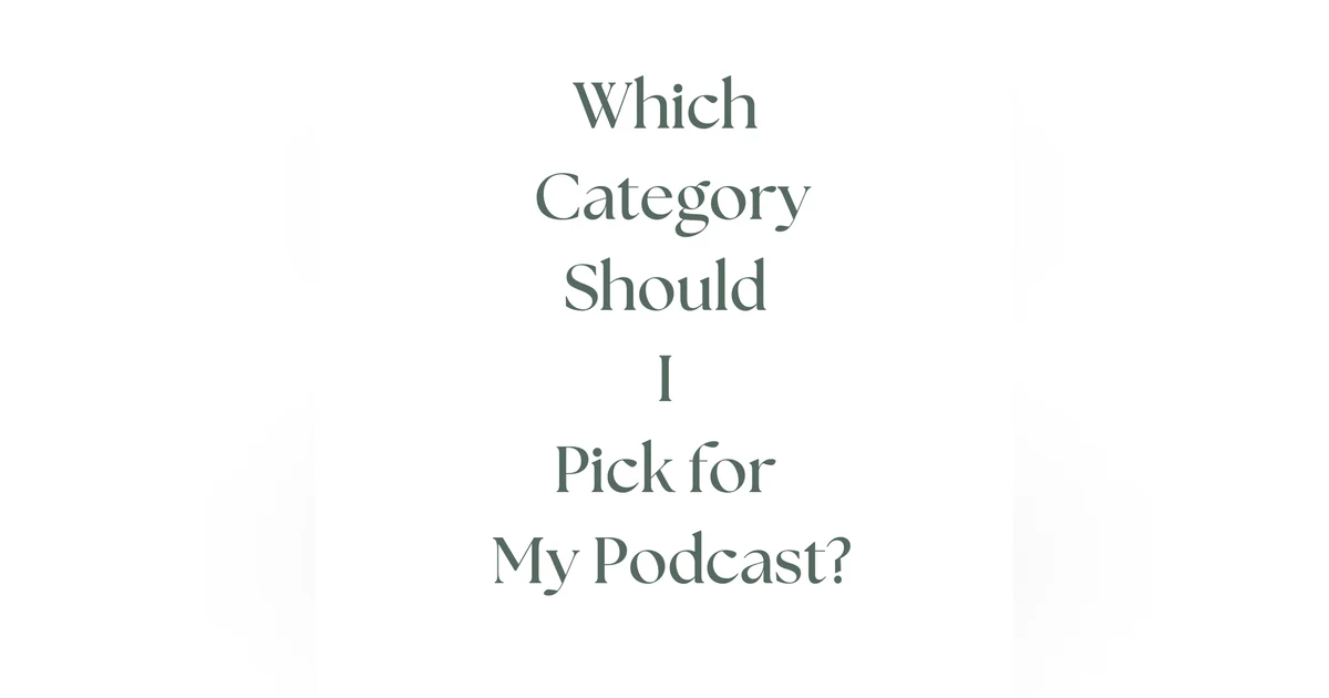 Which Category Should I Pick for My Podcast? Thursday Q&A for Christian Podcasters