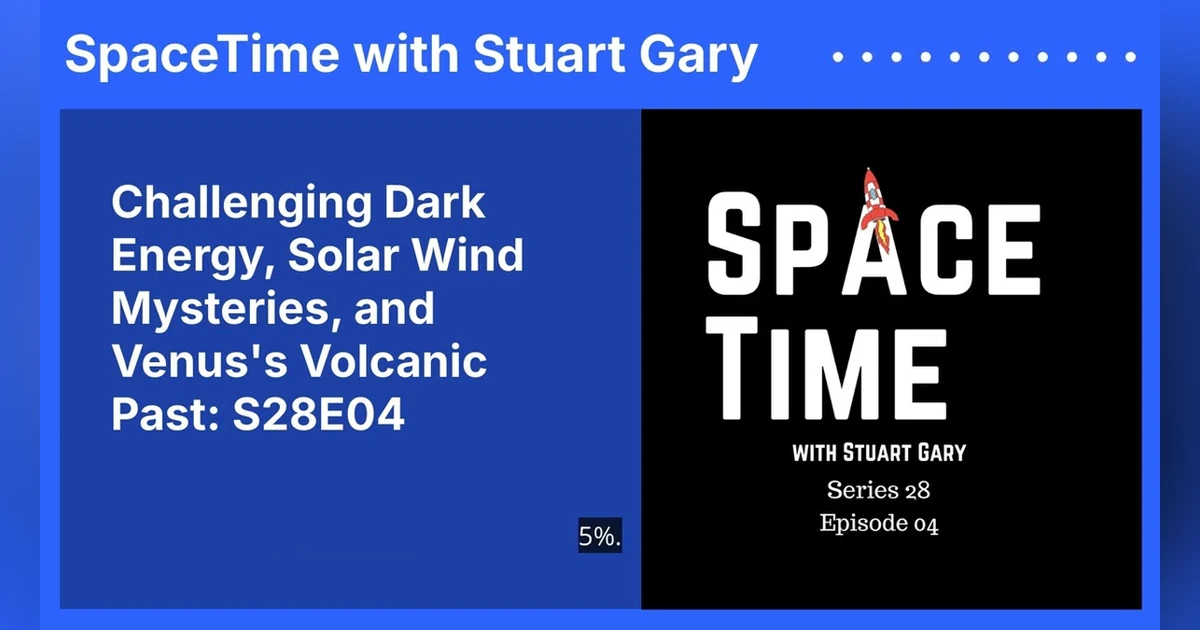 Challenging Dark Energy, Solar Wind Mysteries, and Venus’s Volcanic Past: S28E04