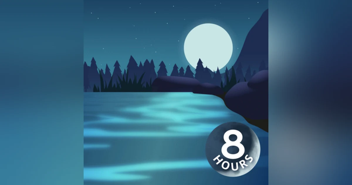 Time to fall asleep! Soothing Water Sounds Stream White Noise I 8 Hours