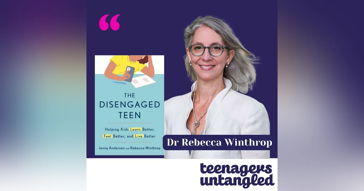 The teen who's checked out: why parents are the missing piece of the puzzle.