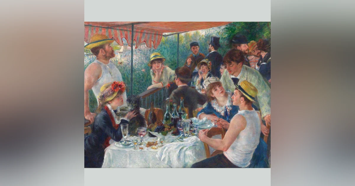 Luncheon of the Boating Party by Renoir
