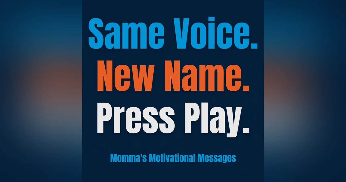 Same Voice. New Name. Press Play Episode: A Message from PK