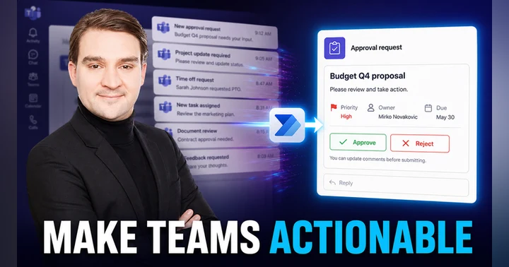 image for Step-by-Step Guide: Building Your First Adaptive Card in MS Teams