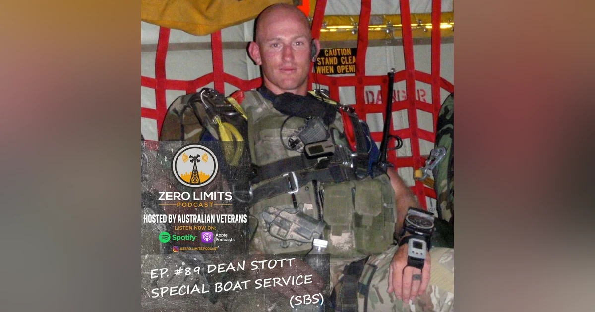 Ep. 89 Dean Stott former Special Boat Service, 2 x World Record holder, Adventurer, Philanthropist, Author and International Speaker.