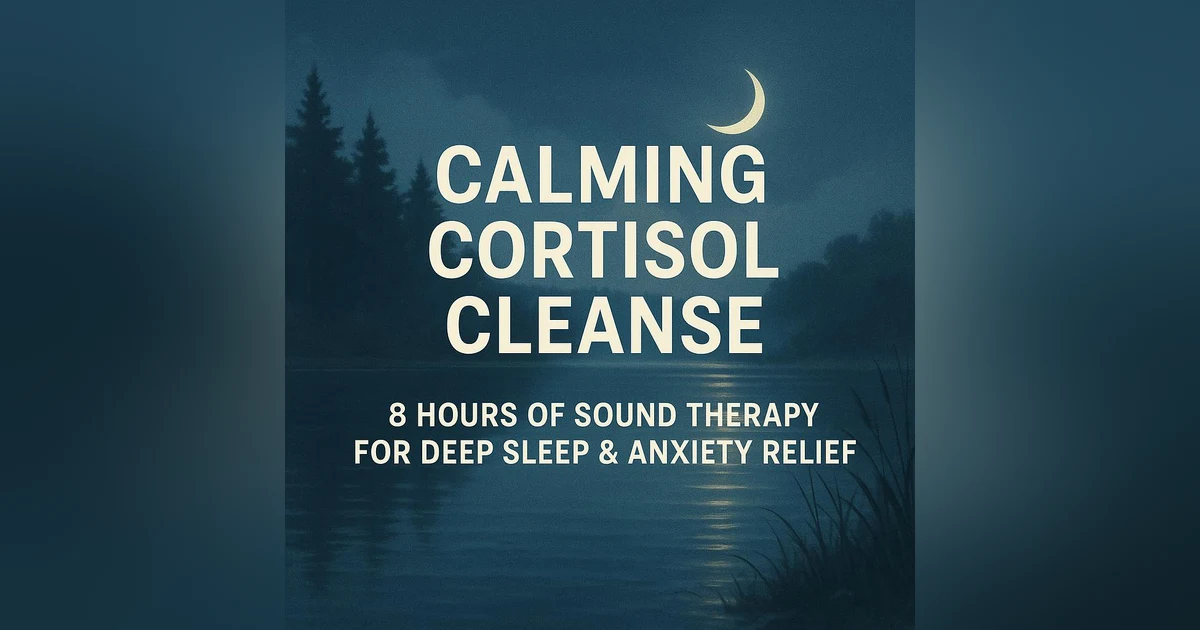 Calming Cortisol Cleanse – 8 Hours of Sound Therapy for Deep Sleep & Anxiety Relief
