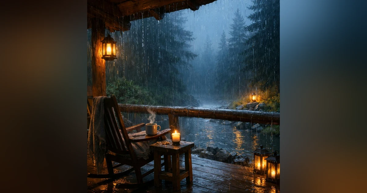 Healing Rain Sounds 🌧️ Peaceful Rain for Rest