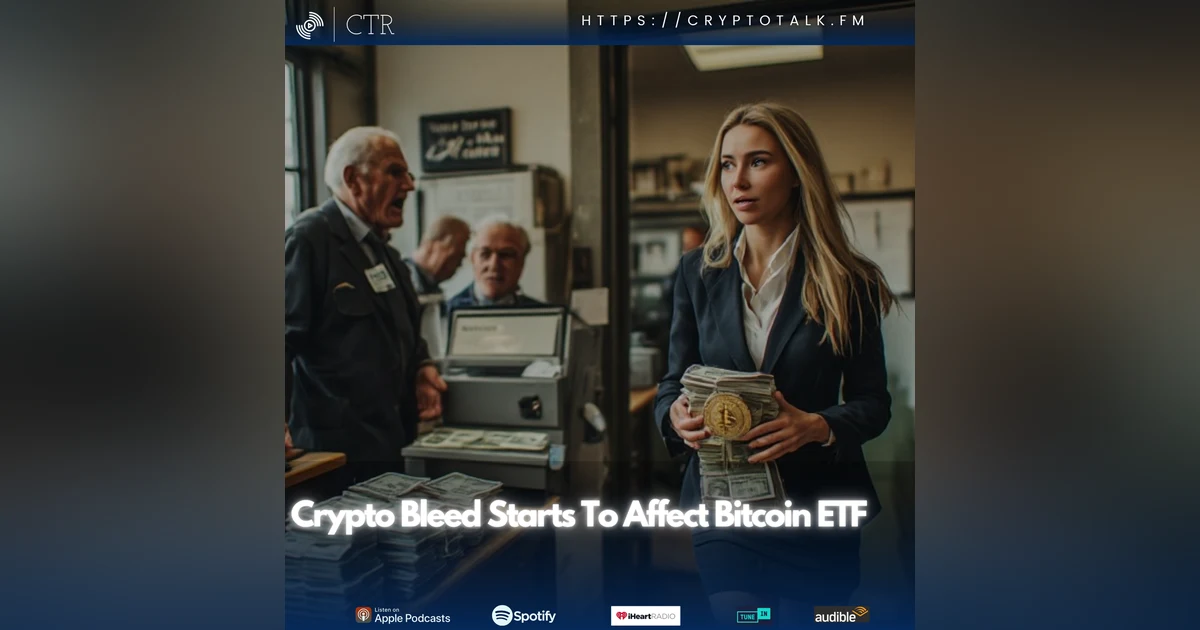 Crypto Bleed Starts To Affect #Bitcoin ETF
