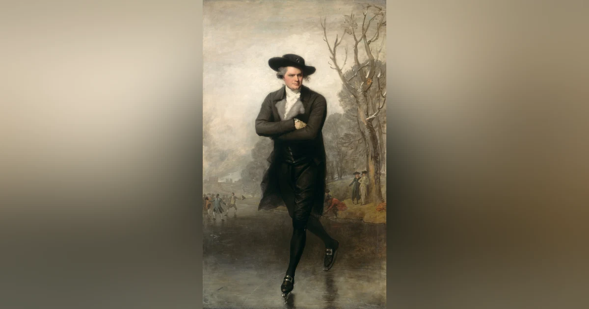 The Skater (Portrait of William Grant) by Gilbert Stuart