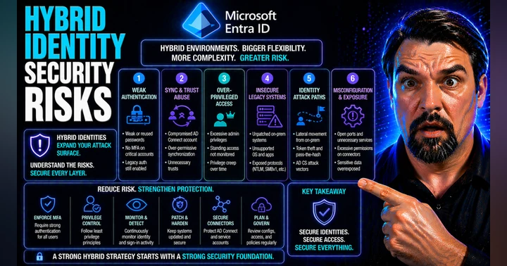 image for Hybrid Identity Security Risks Guide