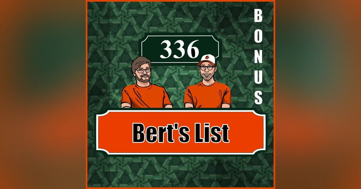Bonus - Bert's List