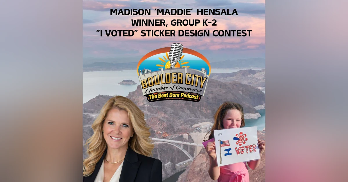 Madison 'Maddie' Hensala: Winner, Group K-2 “I Voted” Sticker Design Contest