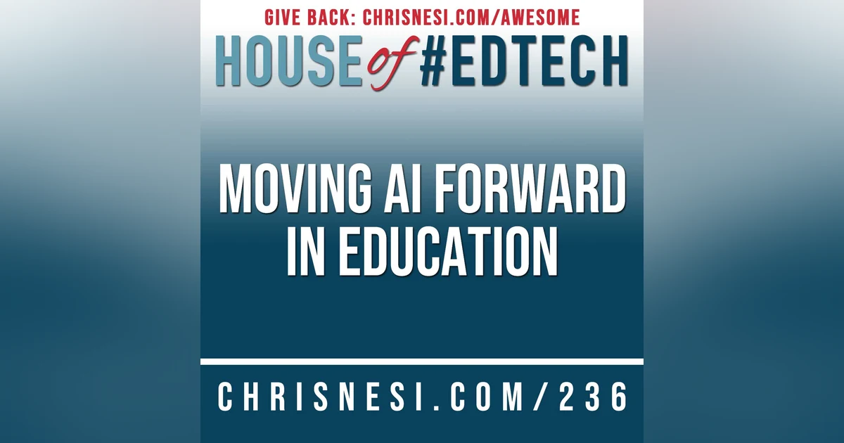 Moving AI Forward In Education - HoET236