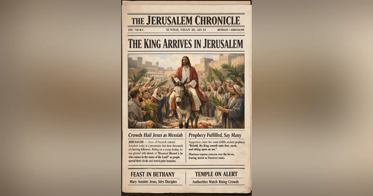What Happened Today (Sunday) Almost 2000 Years Ago