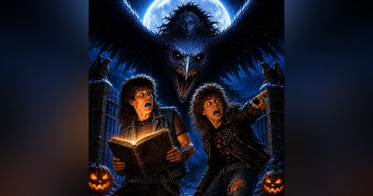 Halloween 198666: A 1986 Graveyard Spell Unleashes a Demon Crow Horror Story