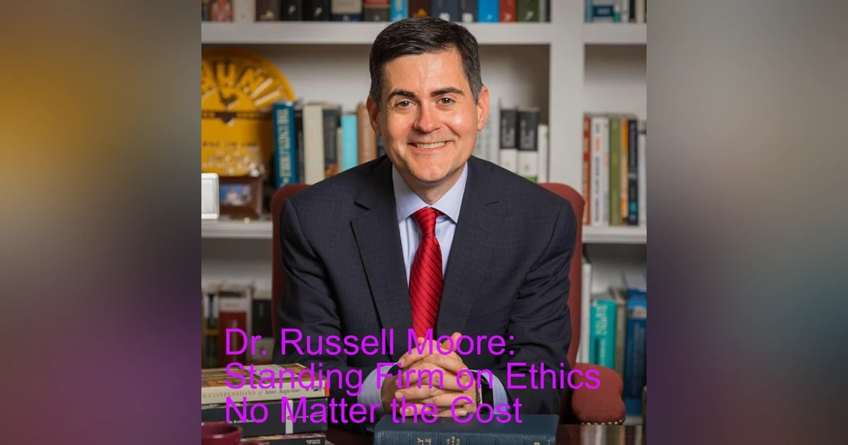 Dr. Russell Moore: Standing Firm on Ethics No Matter the Cost