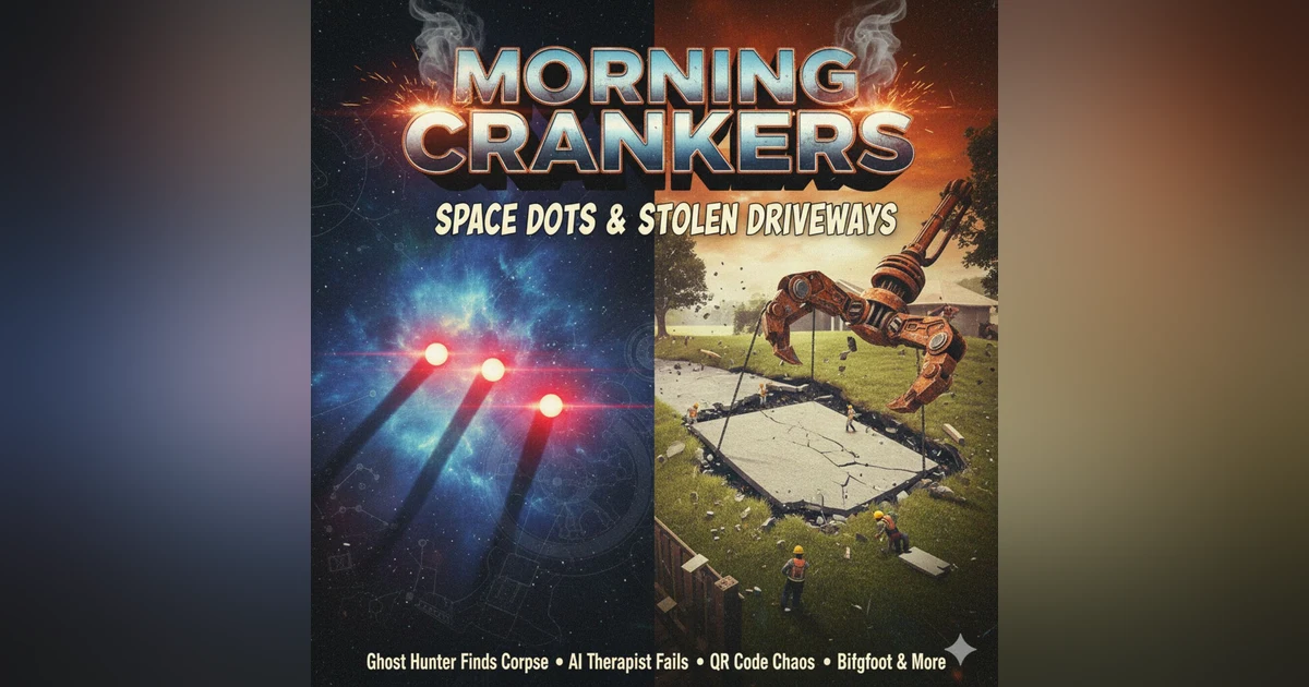 159: Space Dots, Stolen Driveways & The Universe Losing Its Mind | Morning Crankers with Hans