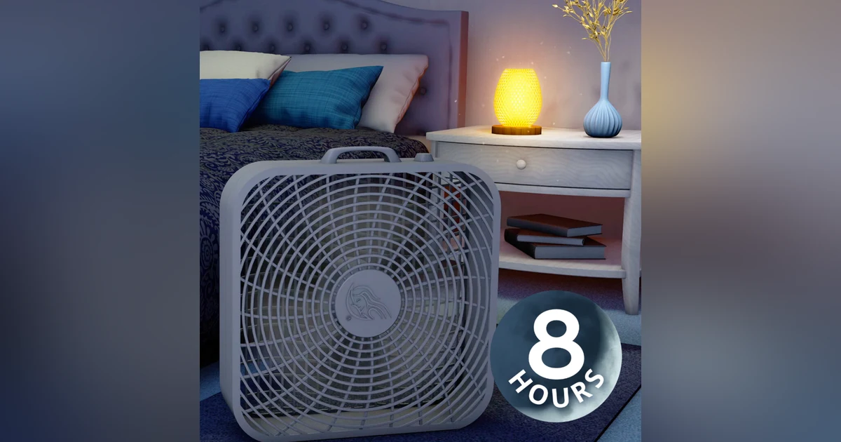 Box Fan White Noise | 8 Hour Relaxing Sleep Sounds