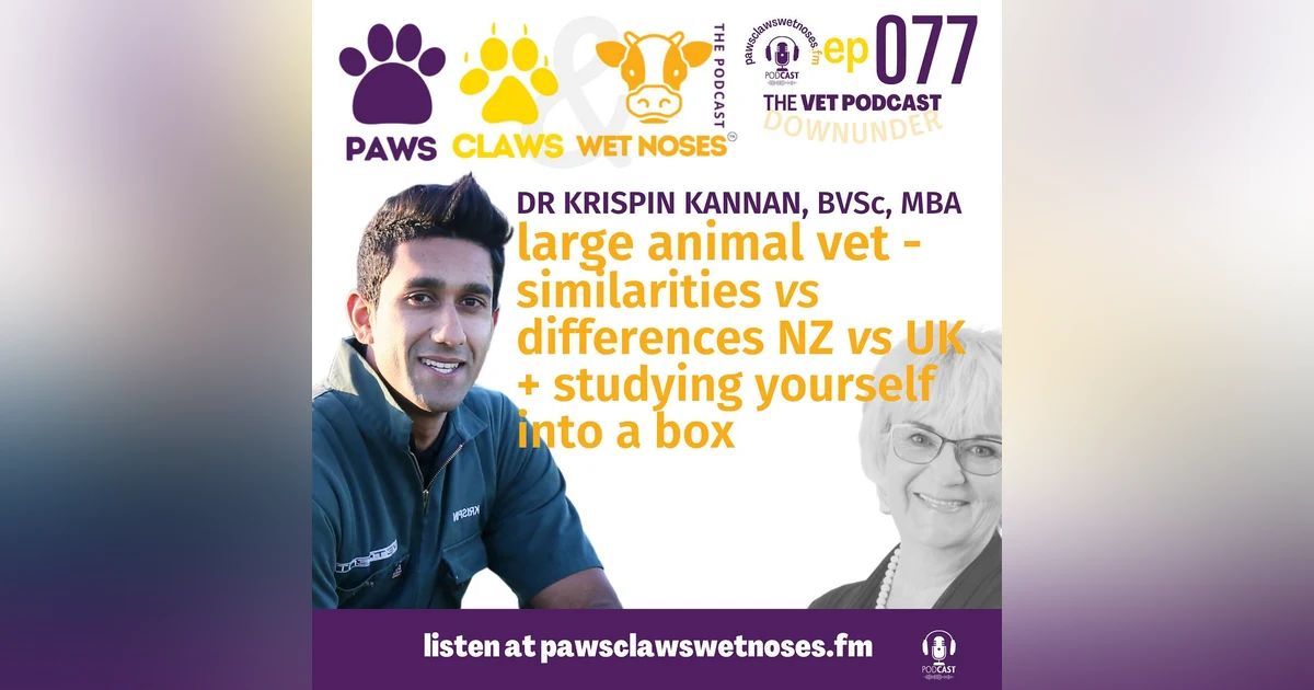Dr Krispin Kannan - Large Animal Veterinarian - ep 077
