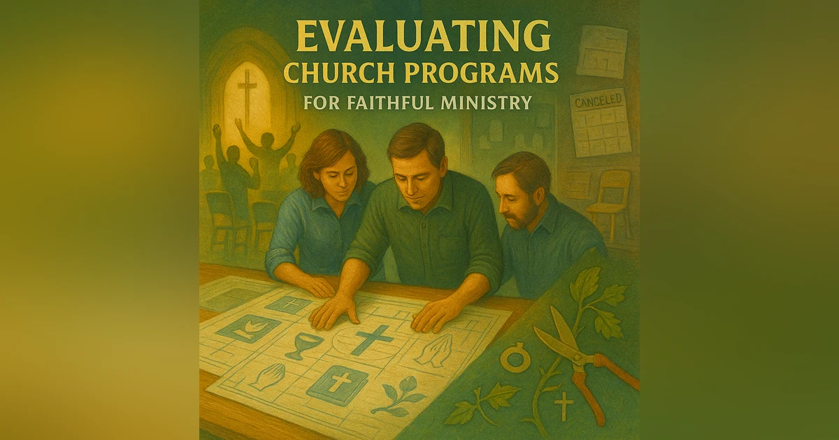 Programs with a Purpose – Ministry That Bears Fruit