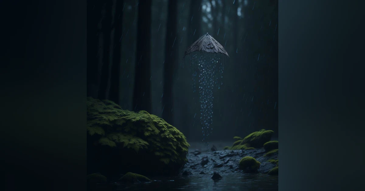 8 Hours of Calming Rain Brown Noise for Relaxation and Meditation