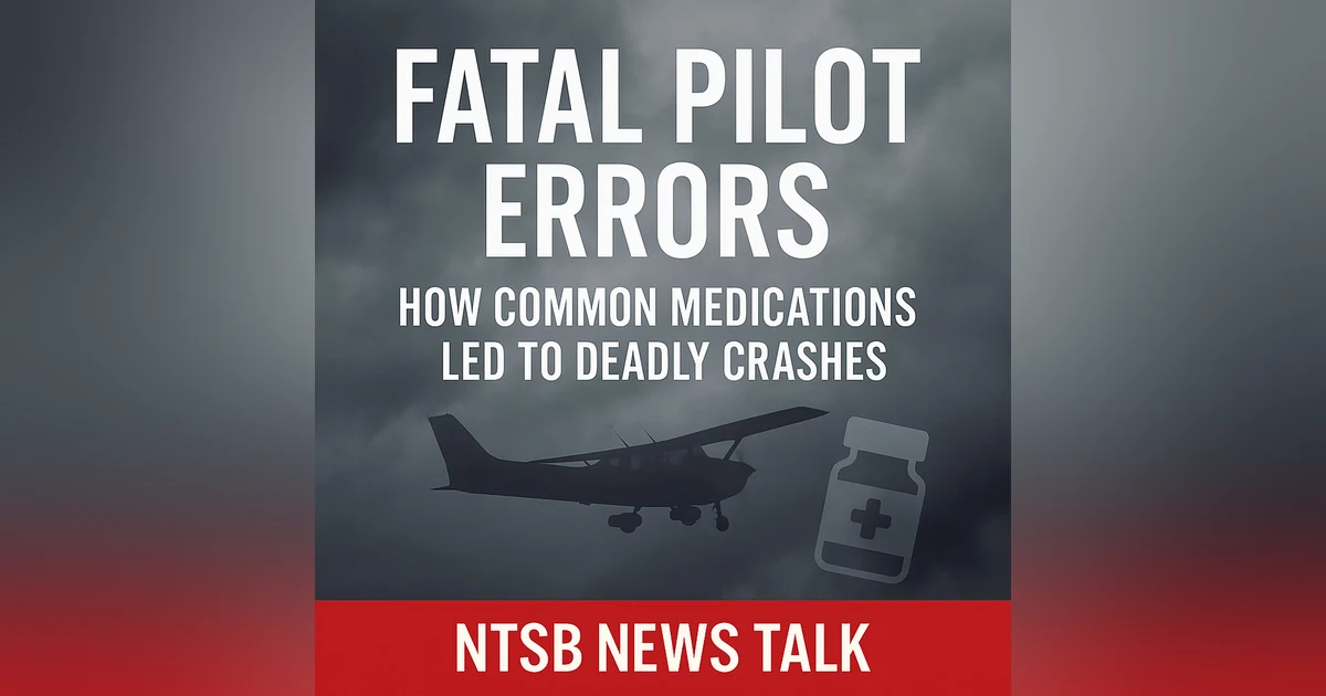 Fatal Pilot Errors: How Common Medications Led to Deadly Crashes