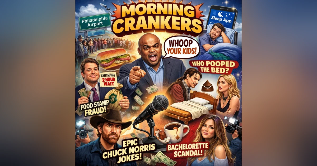 169: Morning Crankers Chaos: Cheesesteaks, Controversy & Chuck Norris
