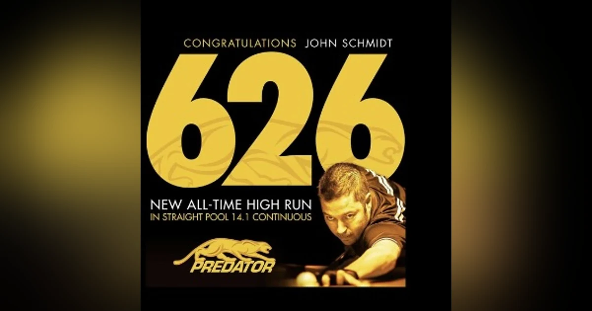 John Schmidt - Part 3 (The Quest to Best Mosconi)